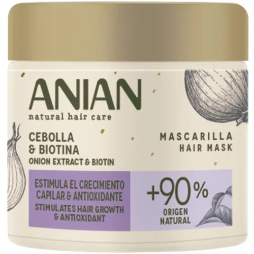 Masca de par cu extract de Onion & Biotin, 350ml, Anian