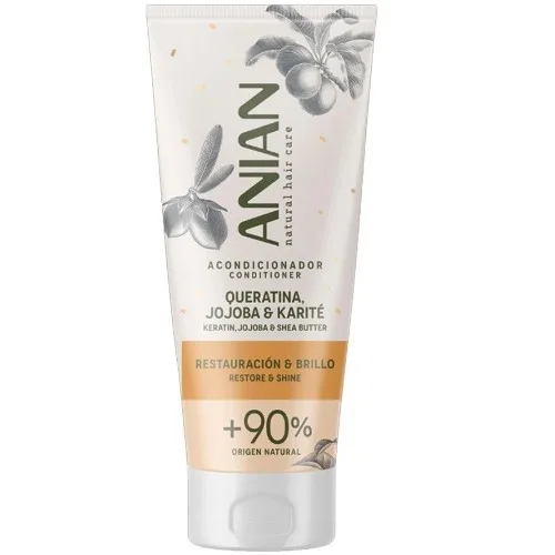 Balsam de par Keratin, Jojoba & Ulei de Shea, 250ml, Anian