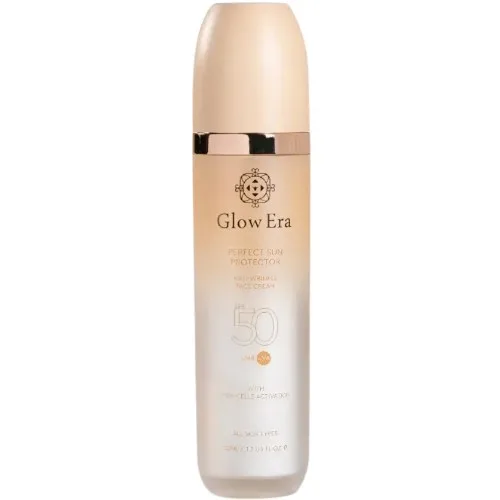 Crema de fata Antirid cu protectie solara, SPF50, 50ml, Glow Era
