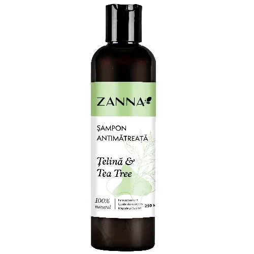 Sampon Antimatreata cu extract Telina si Tea Tree, 250ml, Zanna 